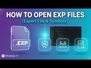 How to Open EXP Files (Linker or Original App)