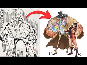 How to draw stylized characters - Process.