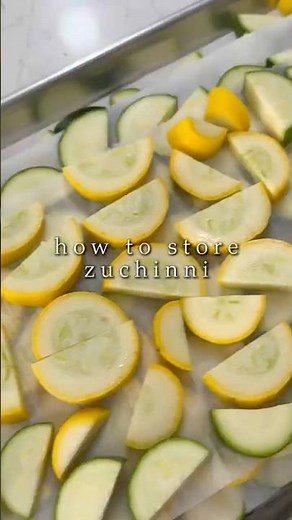 How to freeze zuchinni squash