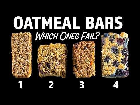 Finding the Perfect Oatmeal Bar
