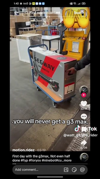 #fyp #segway #g3max #electricscooter #viralvideo