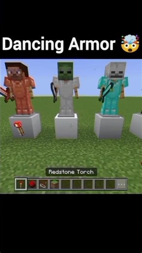 How To Build Minecraft Dancing Armor Stand 🤯🕺#minecraft #gaming #youtube #shorts #MehraPlayzOfficial
