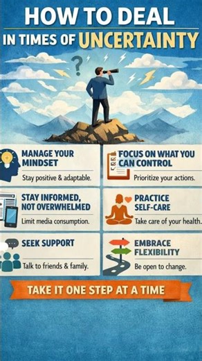 6 Steps of How to Deal in Times of Uncertainty