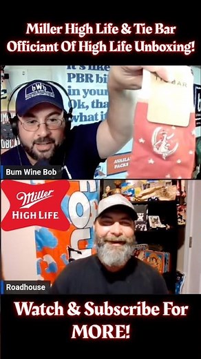 Miller High Life & Tie Bar Officiant Of High Life #Unboxing #shorts #wedding #official #podcast #fun