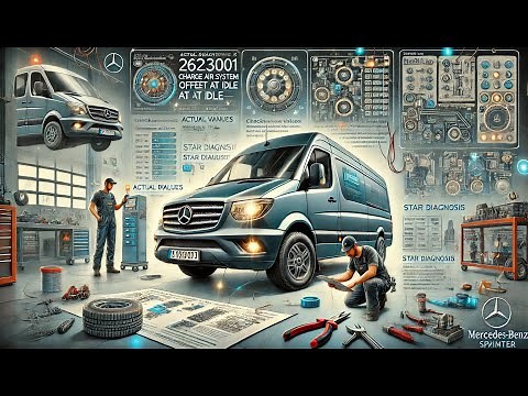 Mercedes Sprinter : Fixing Fault 2623001: Charge Air System Drift at Idle