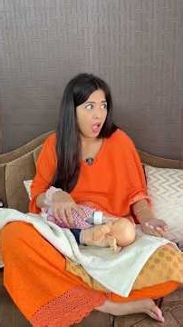 POV - A Couple Taking Child Trial🤣 #childtrial #babysitting #newparents #jagritipahwa #newbornbaby