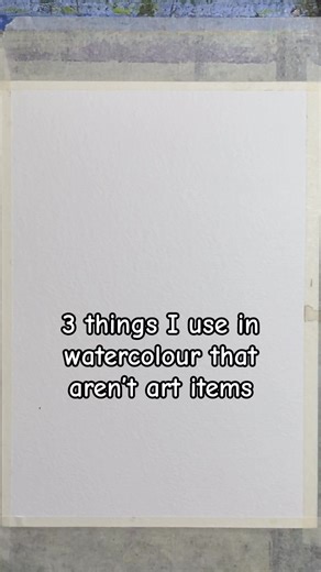 676K views · 17K reactions | Three things I use often in my watercolour paintings that aren’t art supplies! | The Artery Art Shop and Classes | Facebook