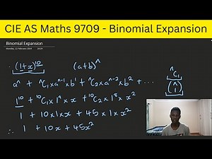 Binomial Expansion - CIE A Level Maths 9709