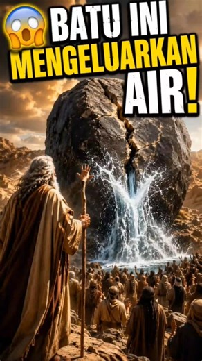 😱 Nabi Musa Memukul Batu! 12 Mata Air Langsung Memancar | Mukjizat Nabi Musa