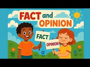 📘 Fact vs. Opinion | Fun Lesson for Kids | Learn the Difference!