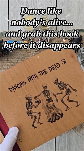 💀 Dancing Skeletons Scrapbook | Handmade Halloween Photo Album 🎃✨