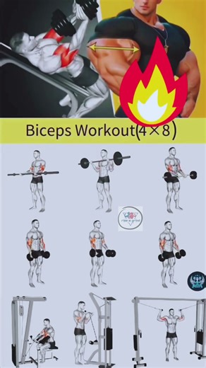 Build Bigger Biceps FAST 💪 | Intense Biceps Workout 4×8 | No Excuses