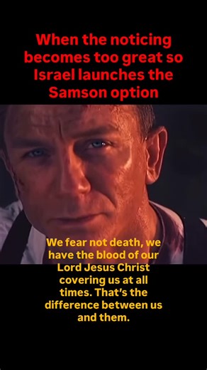 @wakeupcrusader on Instagram: "If you know, you know. The Samson Option is Israel’s purported strategic doctrine regarding the use of nuclear weapons. It refers to a last-resort scenario where if the state of Israel faces an existential threat and conventional defense fails, it would deploy its nuclear arsenal against enemy capitals and population centers, even if this action leads to catastrophic regional consequences and innocent civilian deaths. Named after the Biblical figure Samson who brou