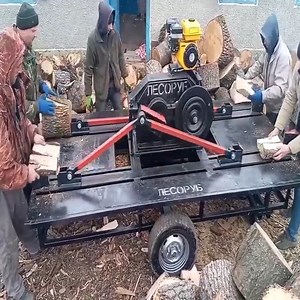 Amazing Geared Wood Splitter😲😲🌳 | Spencer O'Brien