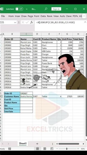 Use XLOOKUP with TRANSPOSE to Get Vertical Data Instantly #exceltricks #exceltips #microsoft365