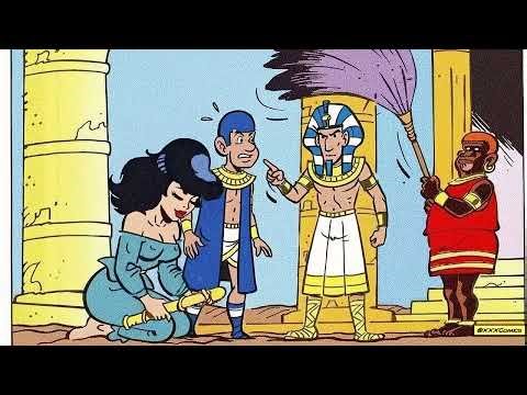 Ancient Egypt's Hilarious Magician: The Power of a Lively Tongue! 😲🌿 (Short Comic Animation)