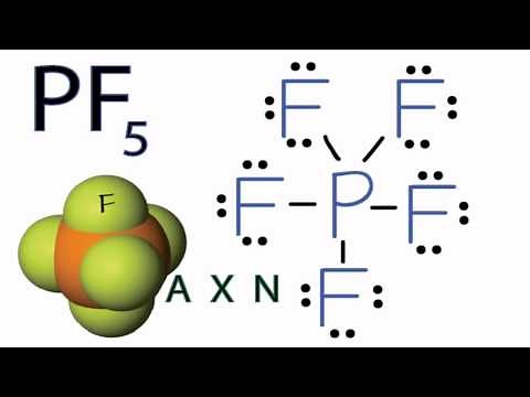 PF5 Molecular Geometry / Shape and Bond Angles
