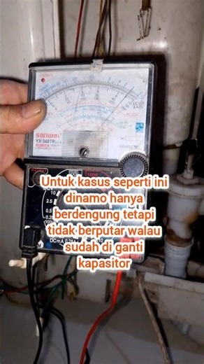 Tester analog vs digital.cek spul dinamo shot atau tidak
