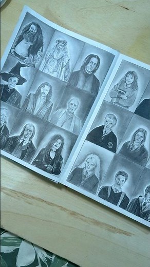 Comment your Favourite 💫⚡️ #harrypotter #drawing #art #sketch #pencil