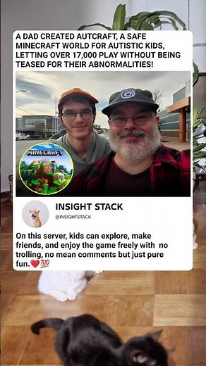 Dad Builds a SAFE Minecraft World for 17,000+ Autistic Kids! (AUTcraft Story)