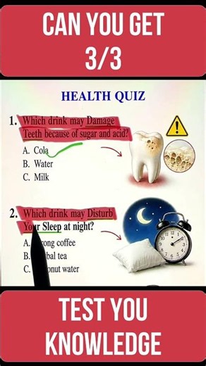 Healthy or Unhealthy Drink? Quiz Challenge #shorts