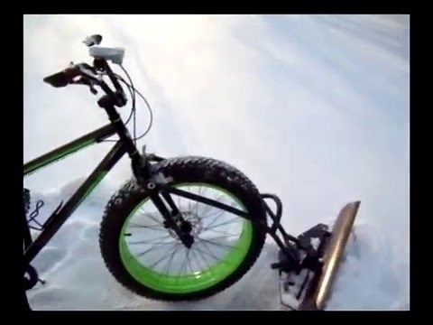 Fat Bike snow plow
