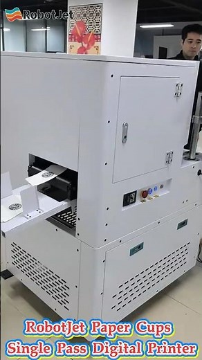 New Model Paper Cups Digital Printing Machine, paper cup fan inkjet printing
