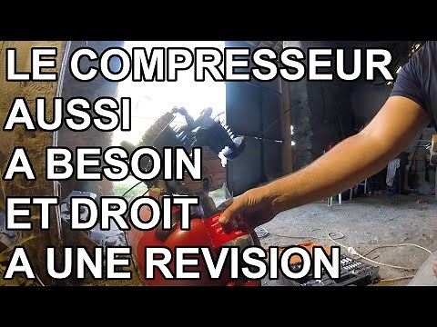 Overhaul an air compressor - Quartz Boostair 100L