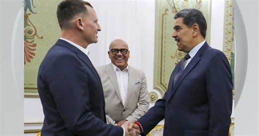 A senior Trump official meets with Venezuela's Maduro