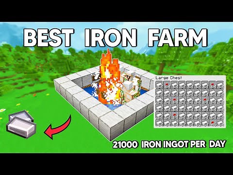 EFFORTLESS BEST Iron Farm Minecraft Java 1.21