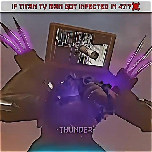 If Titan TV Man got infected in episode 47#skibiditoilet#edit#viralvideo#foryou#trending#shorts