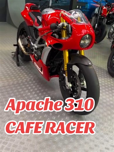 Apache 310 llevada al estilo Café Racer
