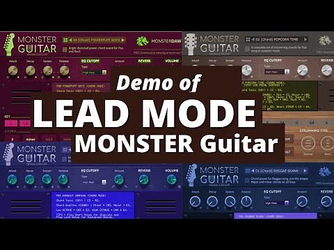 Demo of LEAD MODE of MONSTER Guitar