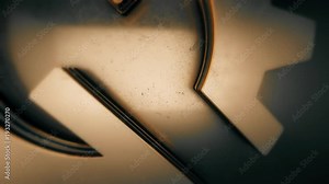 Gear, cogwheel animation in PNG format with ALPHA transparency channel. 4K