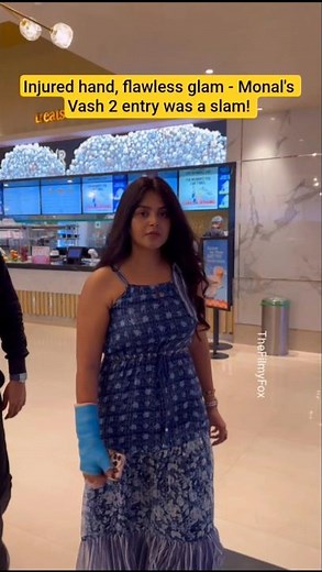The stunning Monal Gajjar at Vash Level 2 trailer launch! 😍 #monalgajjar #vashlevel2 #shoets