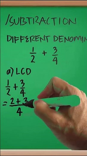 How to Add Fractions with Different Denominators (FAST!)