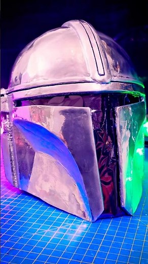 Making A Mandalorian Helmet With Cardboard #starwars #costume