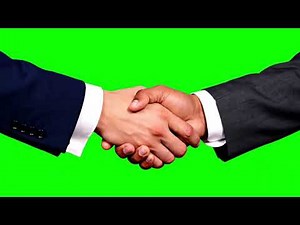Handshake Green Screen