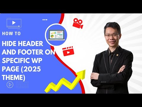 How to Hide or Disable Header and Footer in WordPress 2025 Theme