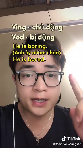sự khác nhau Ving/ Ved #LearnOnTikTok