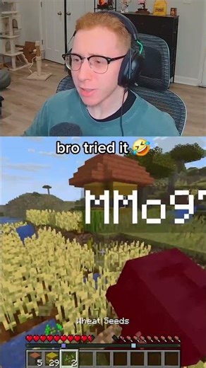 Bro Tried It! #minecraft #minecraftshorts
