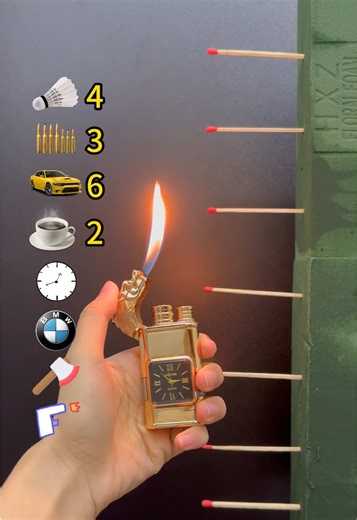 Lighters vs Matches#satisfying