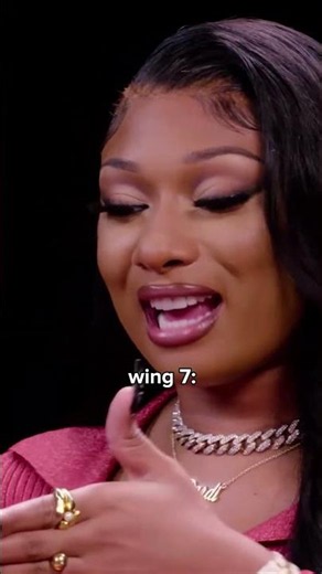 Megan Thee Stallion's reaction to every wing on Hot Ones 🥵🔥
