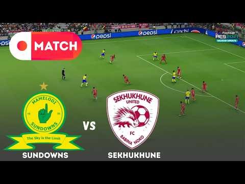 Mamelodi Sundowns vs Sekhukhune Utd | Premiership 2025 Match Simulation | eFootball PES 21 Gameplay