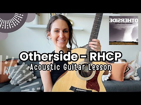Otherside - Red Hot Chili Peppers (Acoustic Guitar Lesson Tutorial) beginner strumming and chords