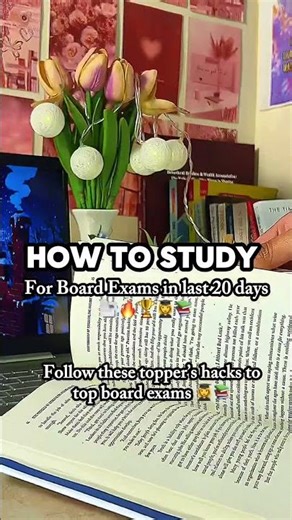 How to study for Board Exams in just 20 days!!📚🥹#boardexam #exam #study #studymotivation