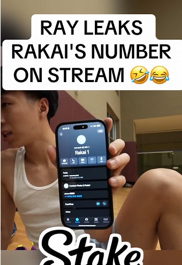 RAY LEAKS RAKAI'S PERSONAL NUMBER ON STREAM!