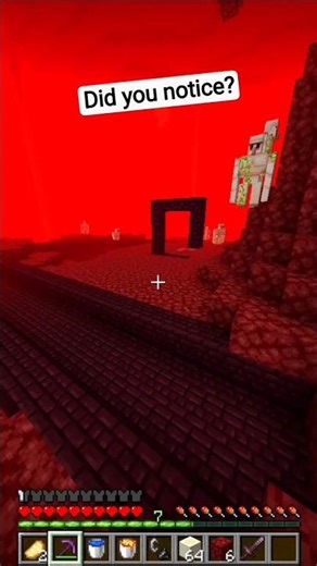 Minecraft Nether Moment 💀 #minecraft