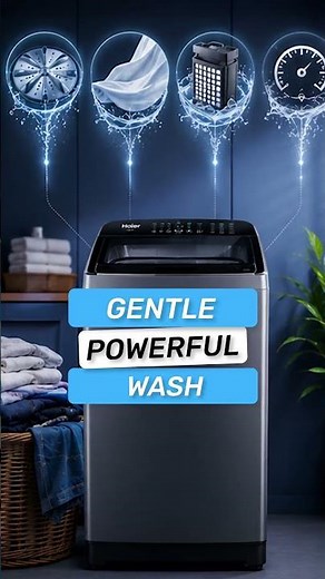 🧺 Haier 7.5 kg Semi-Automatic Top Load Washing Machine Review | Features, Wash Quality & Performance