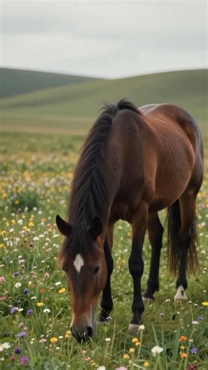 Wild Horse Freedom Run | Cinematic Nature Story#short#pets&Animals#animalfacts😍
